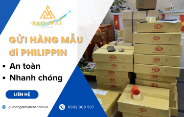 Giải pháp dịch vụ gửi hàng mẫu đi Philippin an toàn, chi phí rẻ từ Sao Mai Express