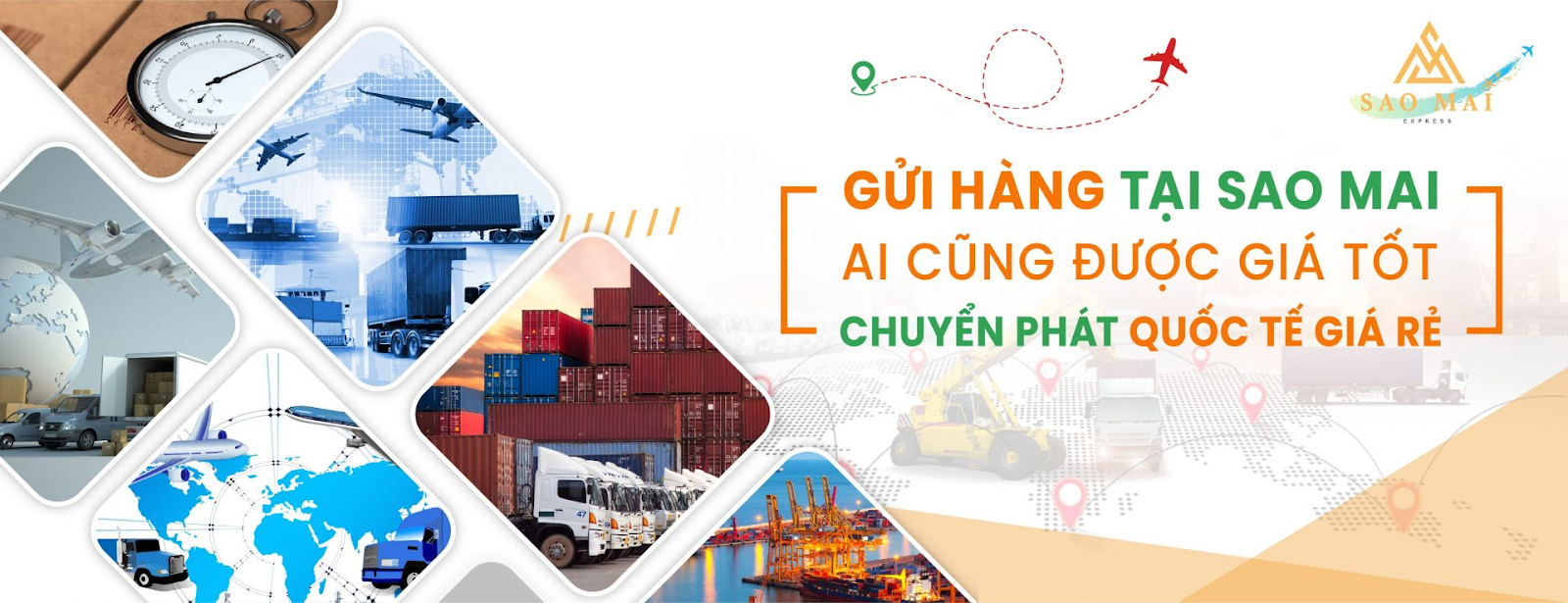 Gửi hàng tại Sao Mai Express- ai cũng được giá tốt 