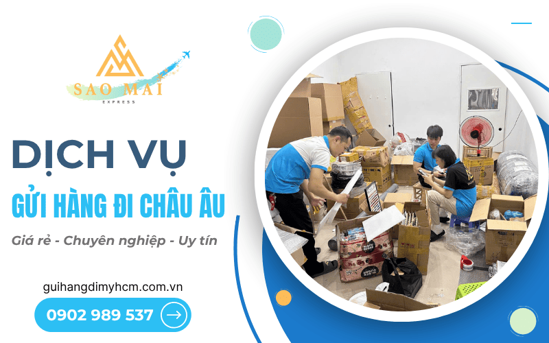 gửi hàng đi châu Âu