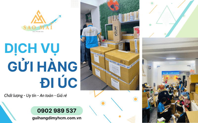 dịch vụ gửi hàng đi Úc giá rẻ