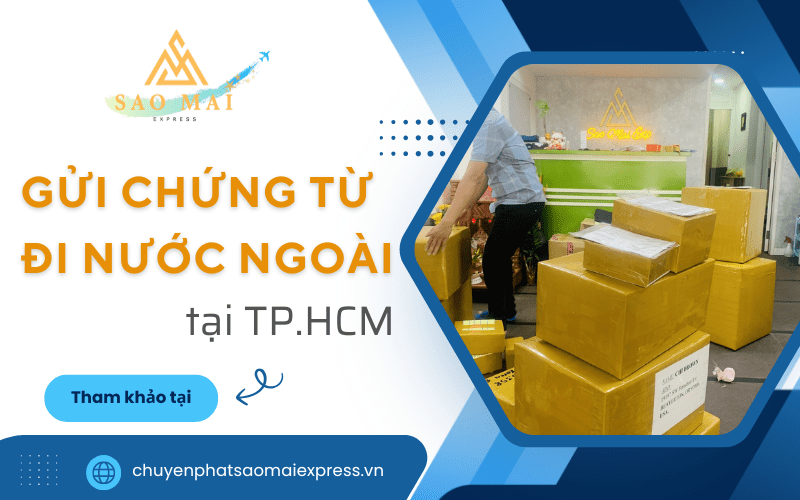 gửi chứng từ đi nước ngoài