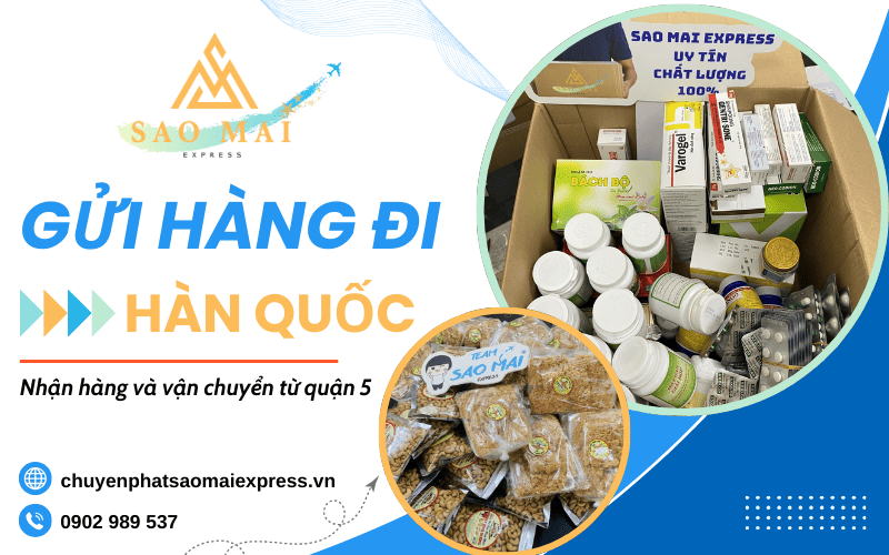 Gửi hàng đi Hàn Quốc quận 5