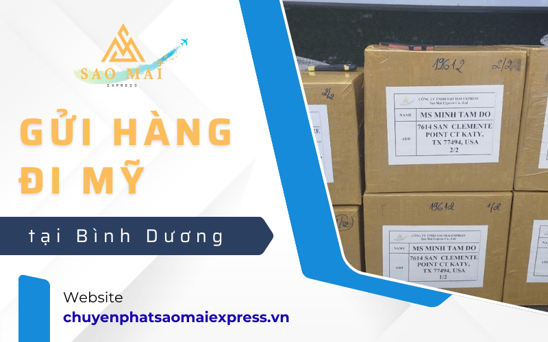 gửi hàng đi Mỹ tại Bình Dương