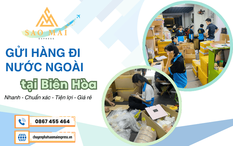 gửi hàng đi nước ngoài tại Biên Hòa