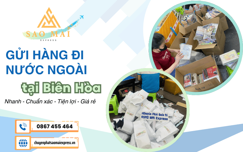 gửi hàng đi nước ngoài tại Biên Hòa