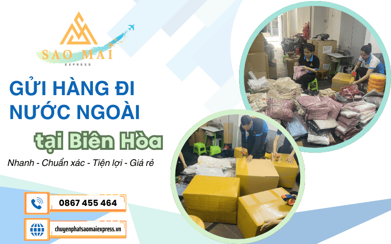 gửi hàng đi nước ngoài tại Biên Hòa