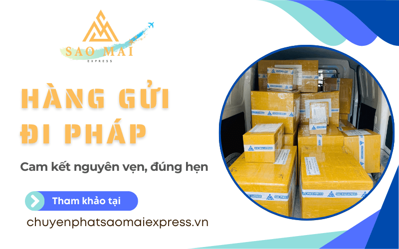 hàng gửi đi Pháp