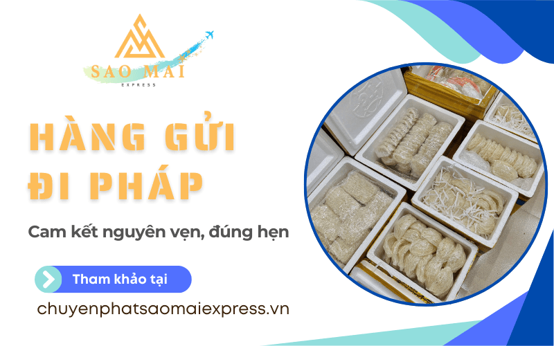 hàng gửi đi Pháp