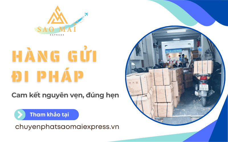 hàng gửi đi Pháp