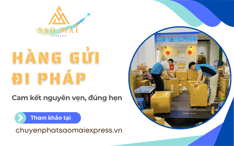 hàng gửi đi Pháp